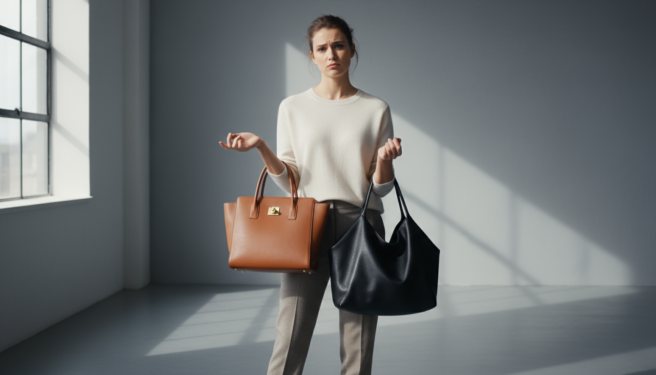 Tote Bag und Shopper nebeneinander