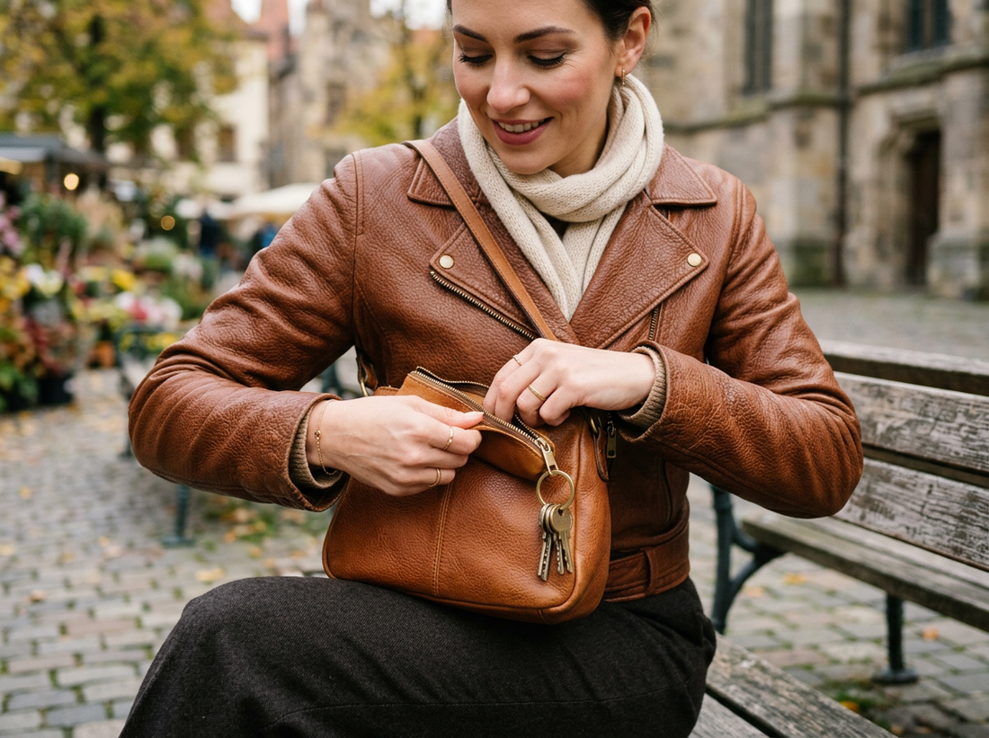 Schlüssel Tasche aus Leder für Damen – Trends & Kauf