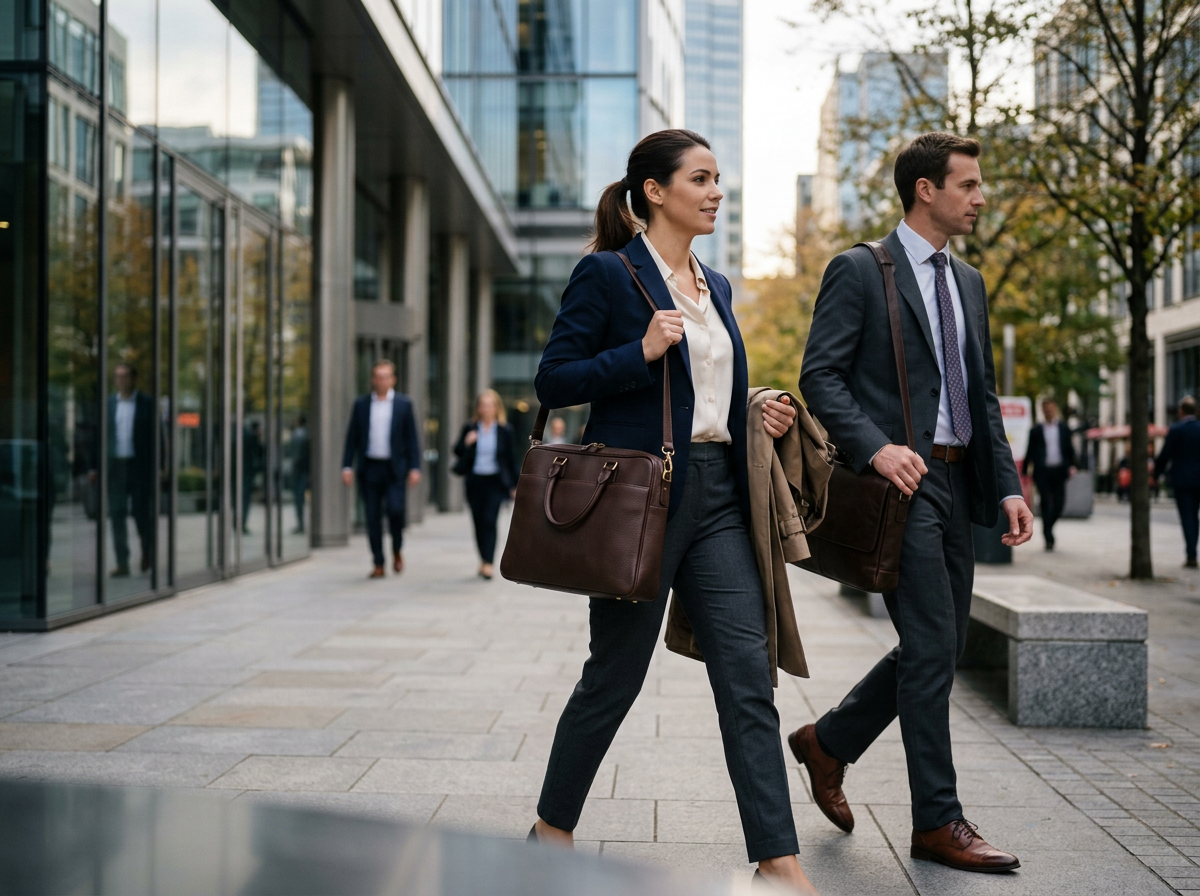 Passende Farbkombinationen für Business Outfits mit Businesstaschen