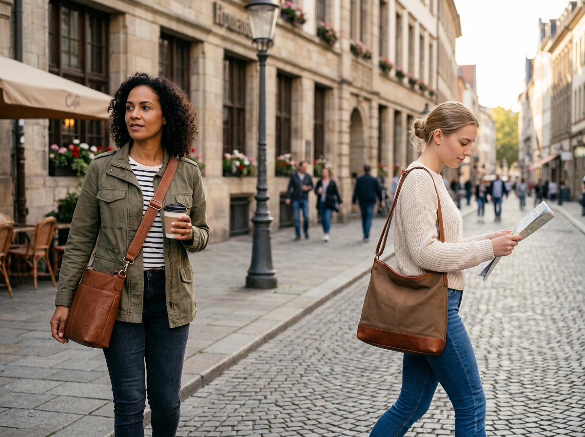 Crossbody vs. Schultertasche: Komfort und Stil im Vergleich