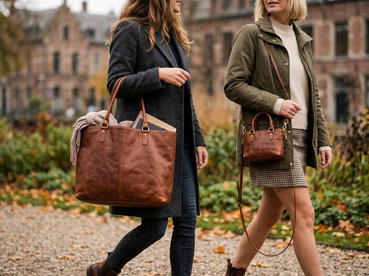 Mini-Tasche oder Maxi-Bag: Die Größe bestimmt die Nutzung