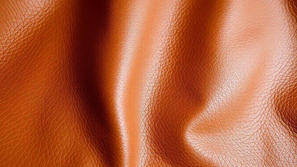 Echtes Leder mit natürlicher Maserung